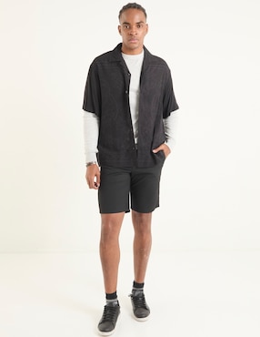 Sobrecamisa casual Hugo manga corta para hombre
