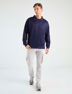 Playera tipo polo Hugo para hombre