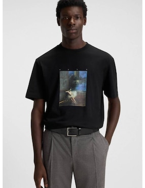 Playera Hugo cuello redondo para hombre