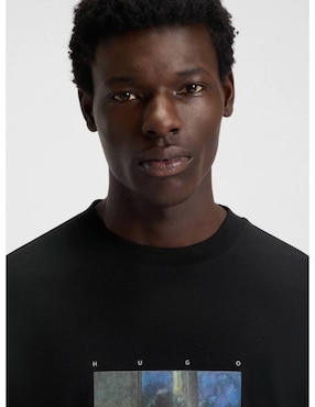 Playera Hugo cuello redondo para hombre