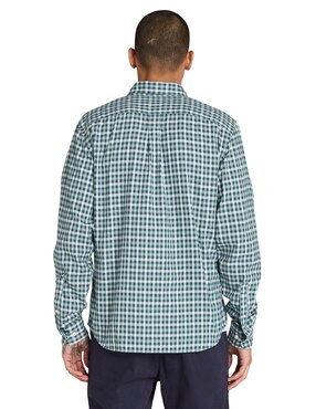 Camisa casual Timberland de algodón manga larga para hombre