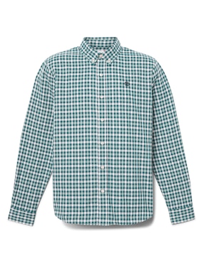 Camisa casual Timberland de algodón manga larga para hombre