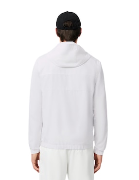 Chamarra Parka Lacoste impermeable con capucha para hombre