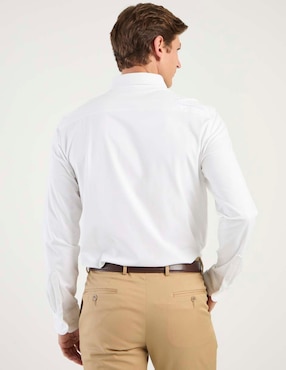 Camisa casual Psycho Bunny de algodón manga larga para hombre