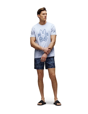 Traje de baño Psycho Bunny con bolsillos para hombre