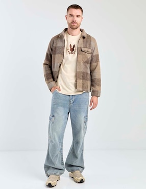 Playera Psycho Bunny cuello redondo para hombre