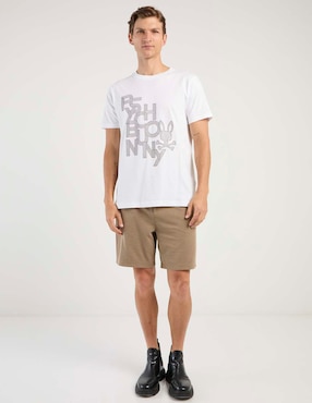 Playera Psycho Bunny cuello redondo para hombre