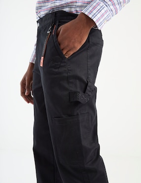 Pantalón cargo regular Psycho Bunny de algodón para hombre