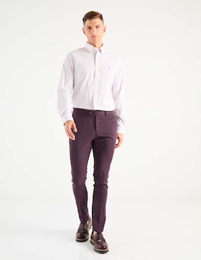 Camisa casual Polo Rl de algodón para hombre