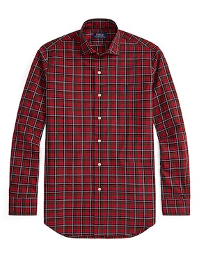 Camisa casual Polo Ralph Lauren de algodón manga larga para hombre