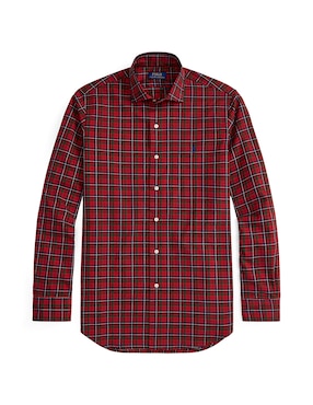 Camisa casual Polo Ralph Lauren de algodón manga larga para hombre