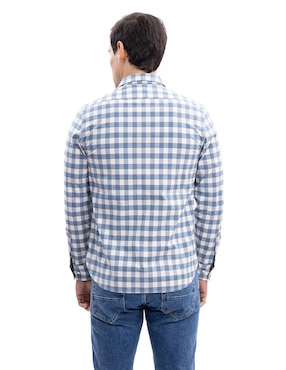 Camisa casual Nautica Jeans de algodón manga larga para hombre