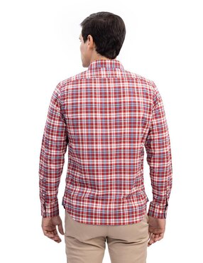 Camisa casual Nautica Jeans de algodón manga larga para hombre