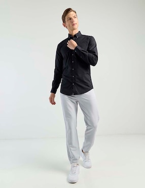 Camisa casual Givenchy de algodón manga larga para hombre