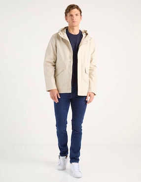 Jeans straight Scappino lavado obscuro para hombre
