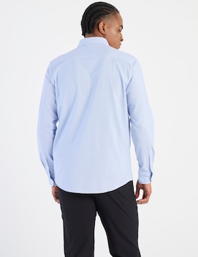 Camisa casual Psycho Bunny de algodón manga larga para hombre