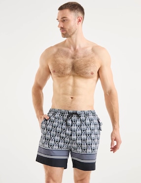 Traje de baño Psycho Bunny con bolsillos para hombre