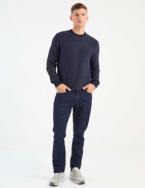 Suéter Perry Ellis cuello redondo para hombre