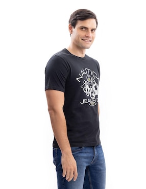 Playera Nautica Jeans cuello redondo para hombre