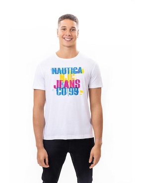 Playera Nautica Jeans cuello redondo para hombre