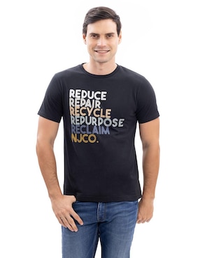 Playera Nautica Jeans cuello redondo para hombre