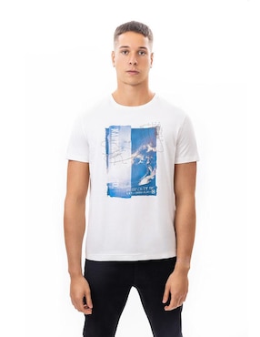 Playera Nautica Jeans cuello redondo para hombre