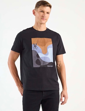 Playera Psycho Bunny cuello redondo para hombre