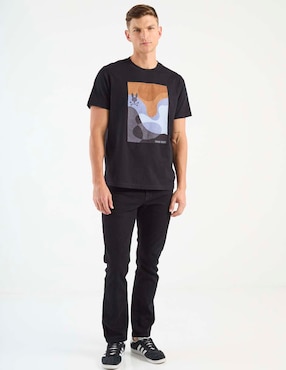 Playera Psycho Bunny cuello redondo para hombre