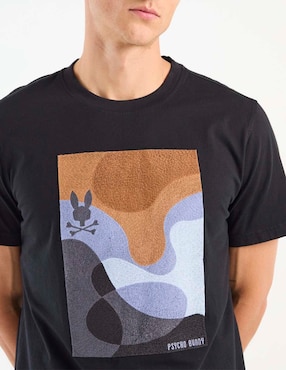 Playera Psycho Bunny cuello redondo para hombre