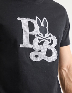 Playera Psycho Bunny cuello redondo para hombre