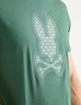 Playera Psycho Bunny cuello redondo para hombre