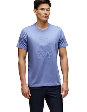Playera Psycho Bunny cuello redondo para hombre