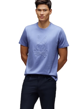 Playera Psycho Bunny cuello redondo para hombre