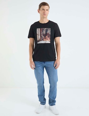Playera Psycho Bunny cuello redondo para hombre
