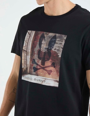 Playera Psycho Bunny cuello redondo para hombre