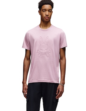 Playera Psycho Bunny cuello redondo para hombre