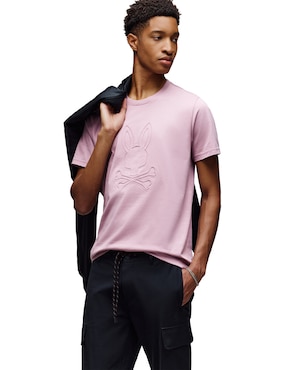Playera Psycho Bunny cuello redondo para hombre