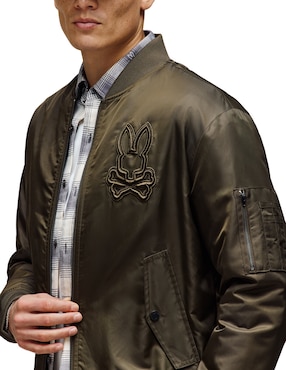 Chamarra bomber Psycho Bunny con bolsillos para hombre