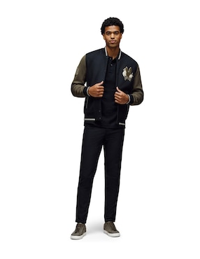 Chamarra bomber Psycho Bunny con bolsillos para hombre
