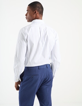 Camisa casual Brooks Brothers de algodón manga larga para hombre