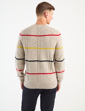 Suéter Brooks Brothers cuello redondo para hombre