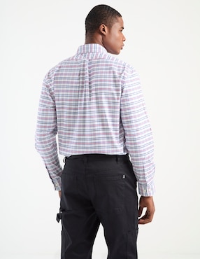 Camisa casual Brooks Brothers de algodón manga larga para hombre