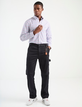 Camisa casual Brooks Brothers de algodón manga larga para hombre