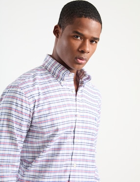 Camisa casual Brooks Brothers de algodón manga larga para hombre