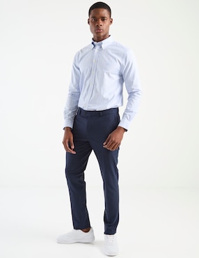 Camisa business casual Brooks Brothers de algodón manga larga para hombre