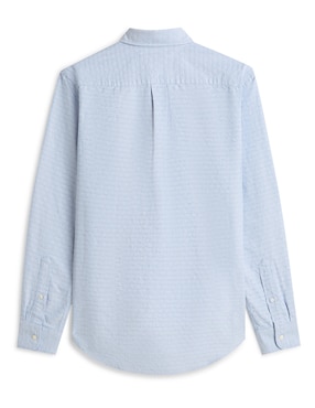 Camisa casual Tommy Hilfiger de algodón manga larga para hombre