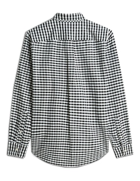 Camisa casual Tommy Hilfiger de algodón manga larga para hombre