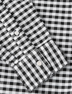 Camisa casual Tommy Hilfiger de algodón manga larga para hombre