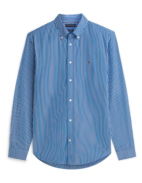 Camisa casual Tommy Hilfiger de algodón manga larga para hombre