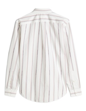 Camisa casual Tommy Hilfiger de algodón manga larga para hombre